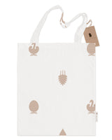 Brainchild – Tote bag – Designikoner – Vit/Sandfärgad