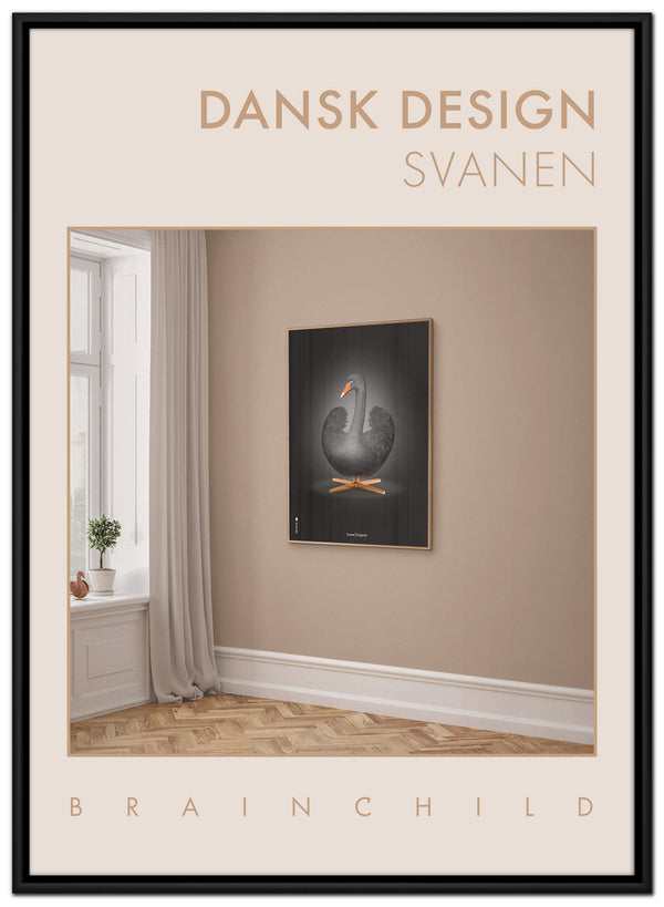 Brainchild – Canvastryck – Danish Design – Rom – Sand – Svane