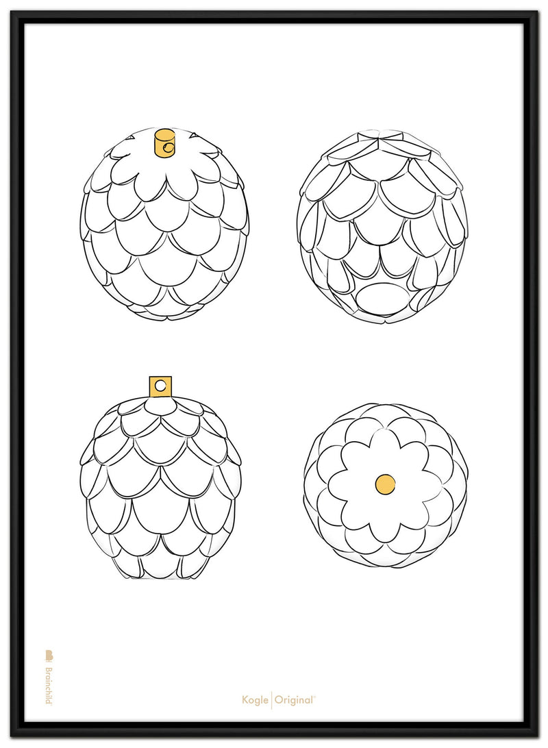 Brainchild – Canvastryck – Designskisser – Vit – Kotte